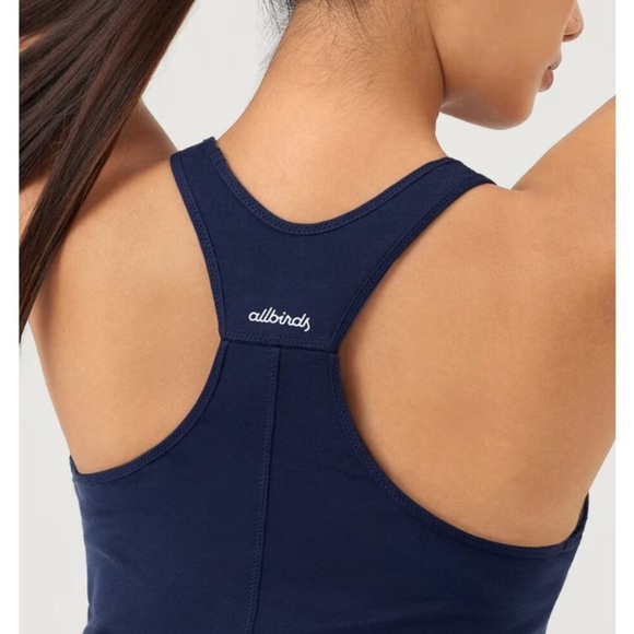 allbirds natural flow athletic tank top blue size small - Picture 2 of 10